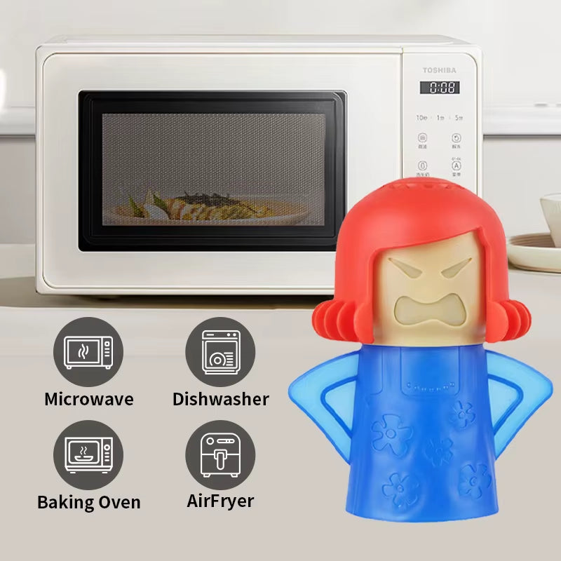 Microwave and Oven Cleaner Spray - Innovative Shape for Effective Odor Removal in Kitchen Appliances