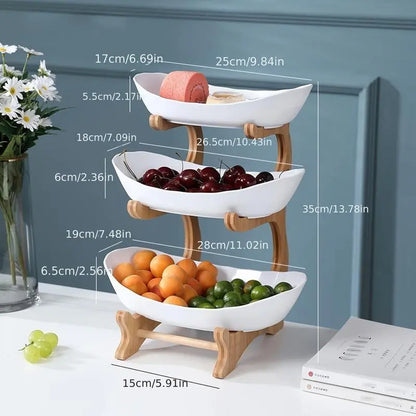tiered fruit basket organizer