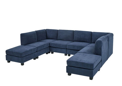 Transform Your Living Space with the Dawnelle 120" Wide Symmetrical Modular Sectional and Ottoman - Ultimate Comfort and Style