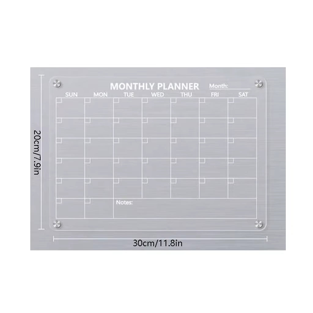 dry erase fridge calendar board