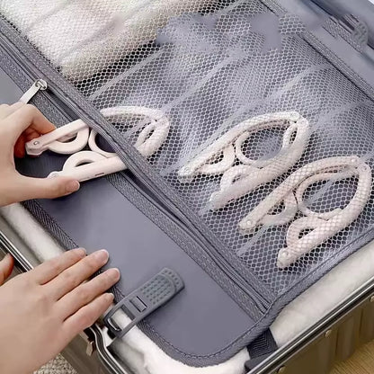 compact clothes hanger for suitcase