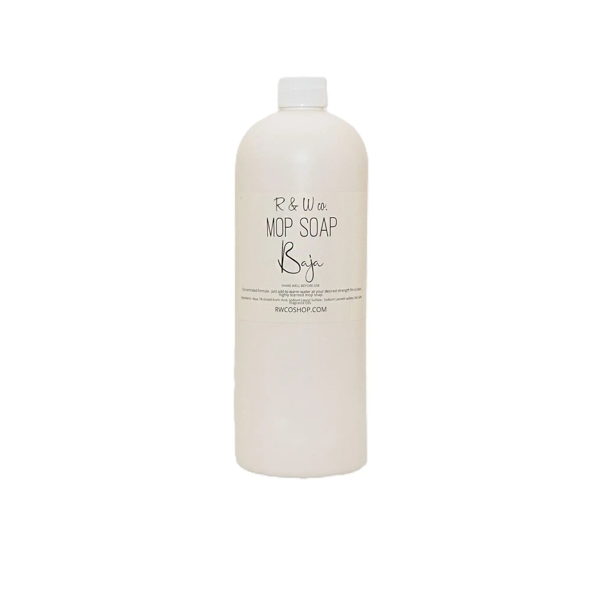 R&W Co. Highly Scented Mop Soap (Concentrated Formula) 32Oz/900G By