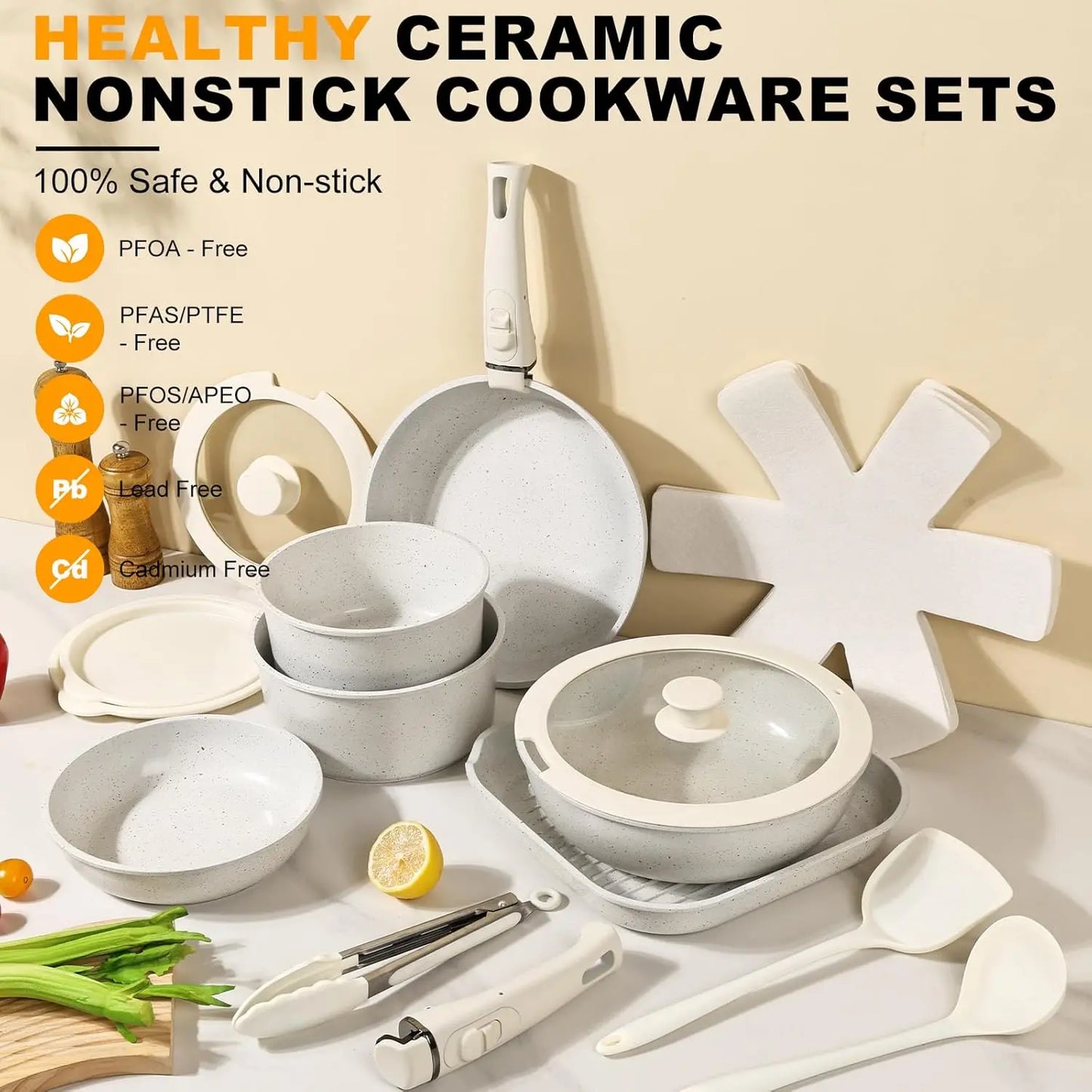 nonstick pots and pans set