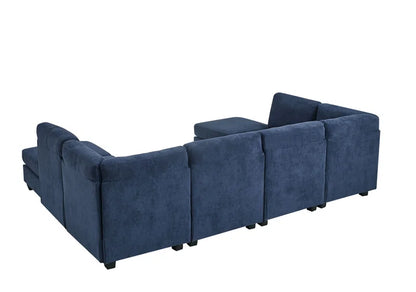 Transform Your Living Space with the Dawnelle 120" Wide Symmetrical Modular Sectional and Ottoman - Ultimate Comfort and Style