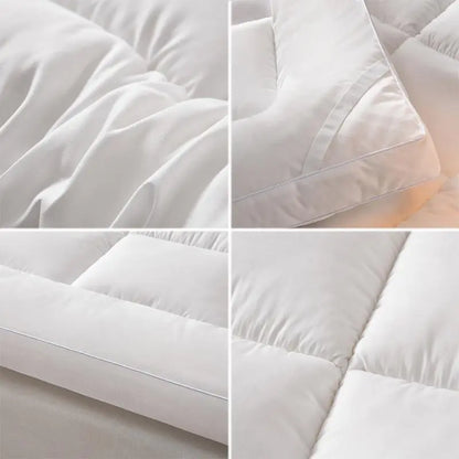Ultra Soft Solid Thick Mattress Cover, Mattress Protector, Hotel Quality Microfiber, Elastic Corner Straps, Various Sizes, Easy Care, Seasonal Comfort