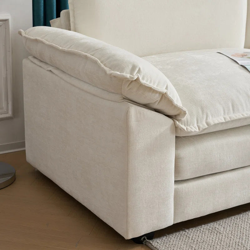 Indulge in Comfort with the Avrilynn Upholstered Cloud Sofa & Ottoman - Perfect for Any Living Space