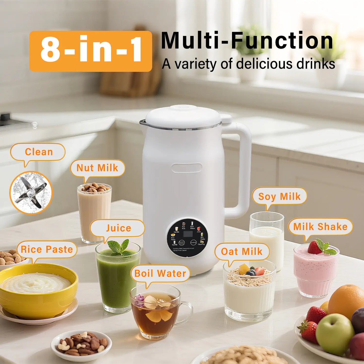 nut milk maker for almond and oat milk