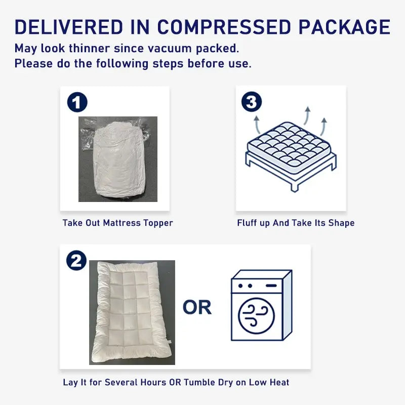 Ultra Soft Solid Thick Mattress Cover, Mattress Protector, Hotel Quality Microfiber, Elastic Corner Straps, Various Sizes, Easy Care, Seasonal Comfort