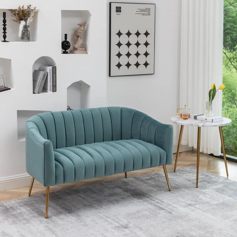Elegant Murrow 50.6'' Velvet Loveseat – A Perfect Blend of Comfort and Style