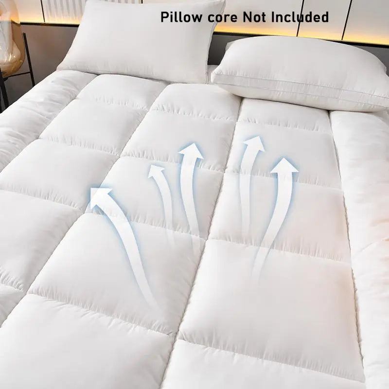Ultra Soft Solid Thick Mattress Cover, Mattress Protector, Hotel Quality Microfiber, Elastic Corner Straps, Various Sizes, Easy Care, Seasonal Comfort