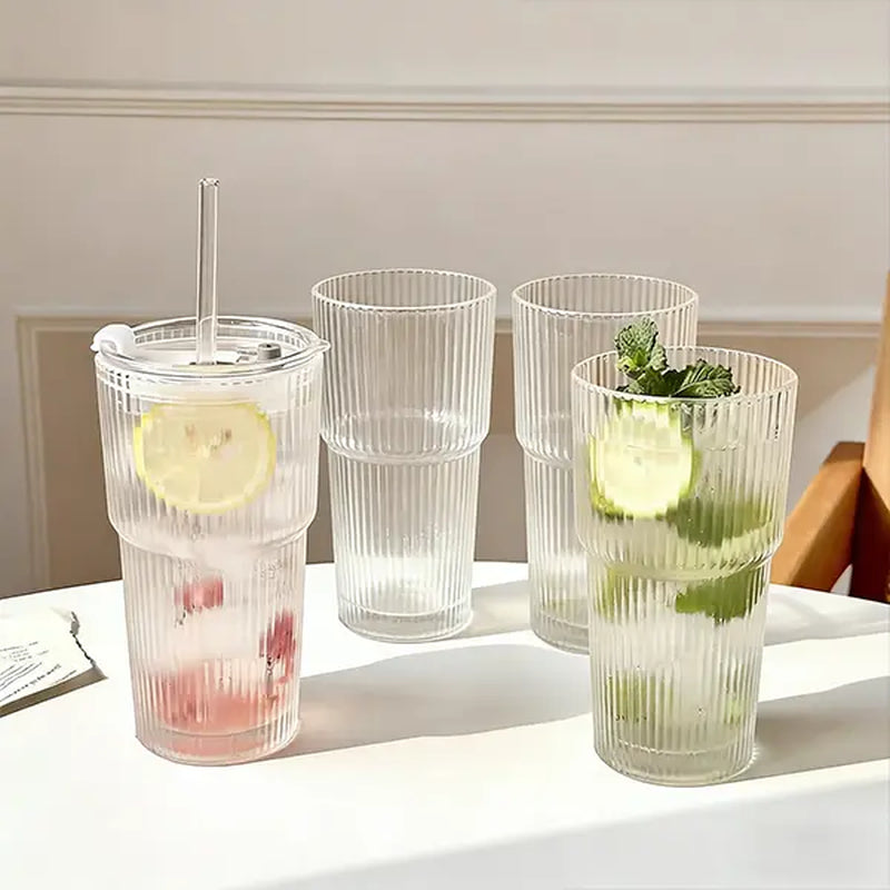 aesthetic glass cups for iced coffee