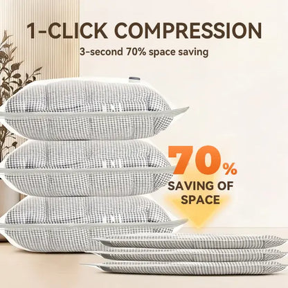 【2026 Upgraded】Cordless Travel Vacuum Storage Compression Bag Set with Rechargeable Air Pump 9/15 Pack Waterproof & Reusable Compression Packing Bags for 3 Size,140L/Min Powerful Air Removal，Perfect for Carry-On Suitcases