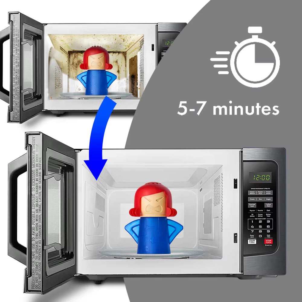Microwave and Oven Cleaner Spray - Innovative Shape for Effective Odor Removal in Kitchen Appliances