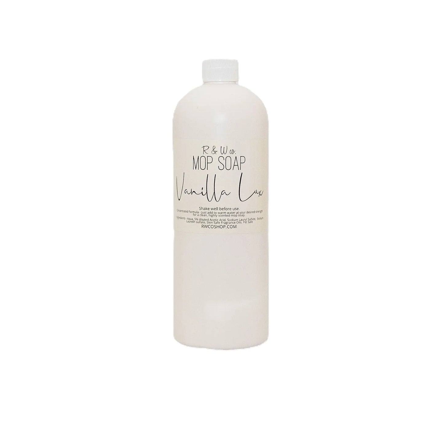 R&W Co. Highly Scented Mop Soap (Concentrated Formula) 32Oz/900G By