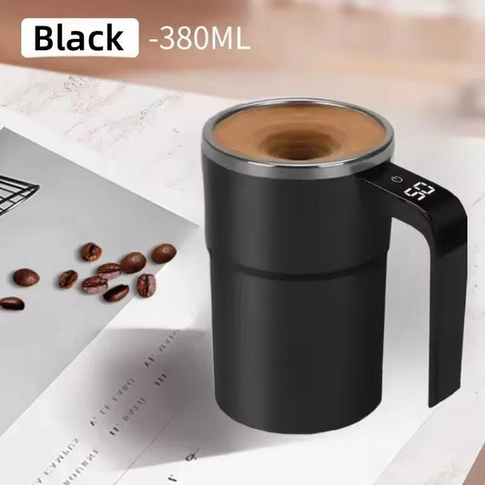 self stirring coffee mug automatic mixing