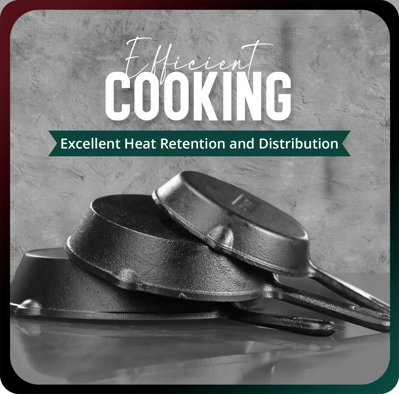 【New Year Deal】Utopia Kitchen 3-Piece Black Cast Iron Skillet Set - Pre-Seasoned Frying Pans 6", 8", 10" - Oven, Stove, Grill, Campfire Safe - Easy to Use Cookware