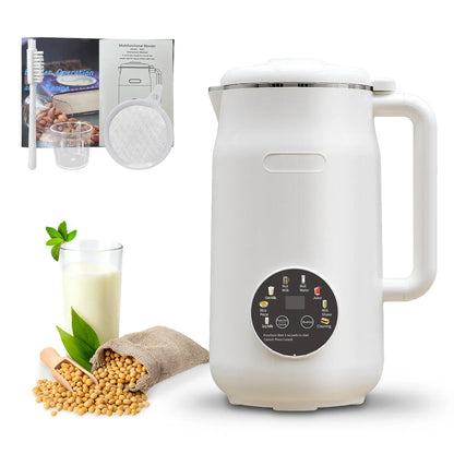 40Oz Nut Milk Maker,8-In-1Automatic Nut Milk Maker,Creamy Almond Milk, Oat Milk, Soy Milk, Soup Maker,304 Stainless Steel Inner Container with 10 Blades