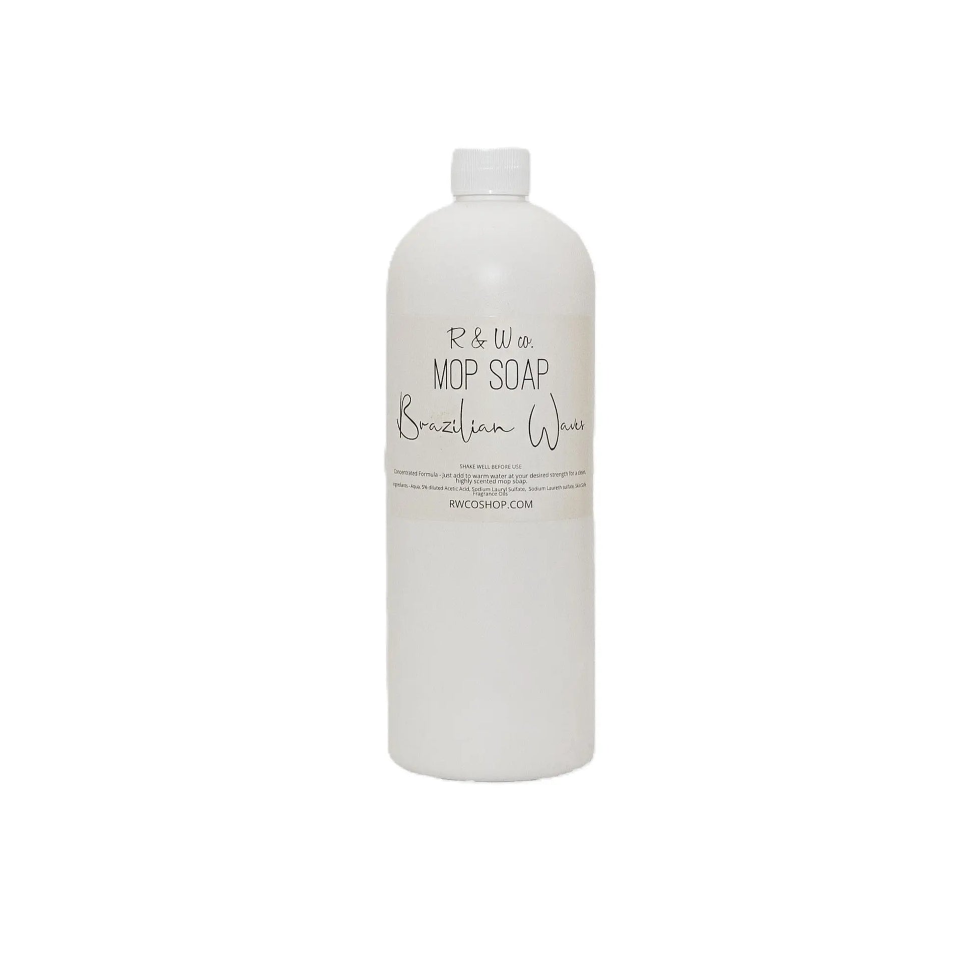 R&W Co. Highly Scented Mop Soap (Concentrated Formula) 32Oz/900G By