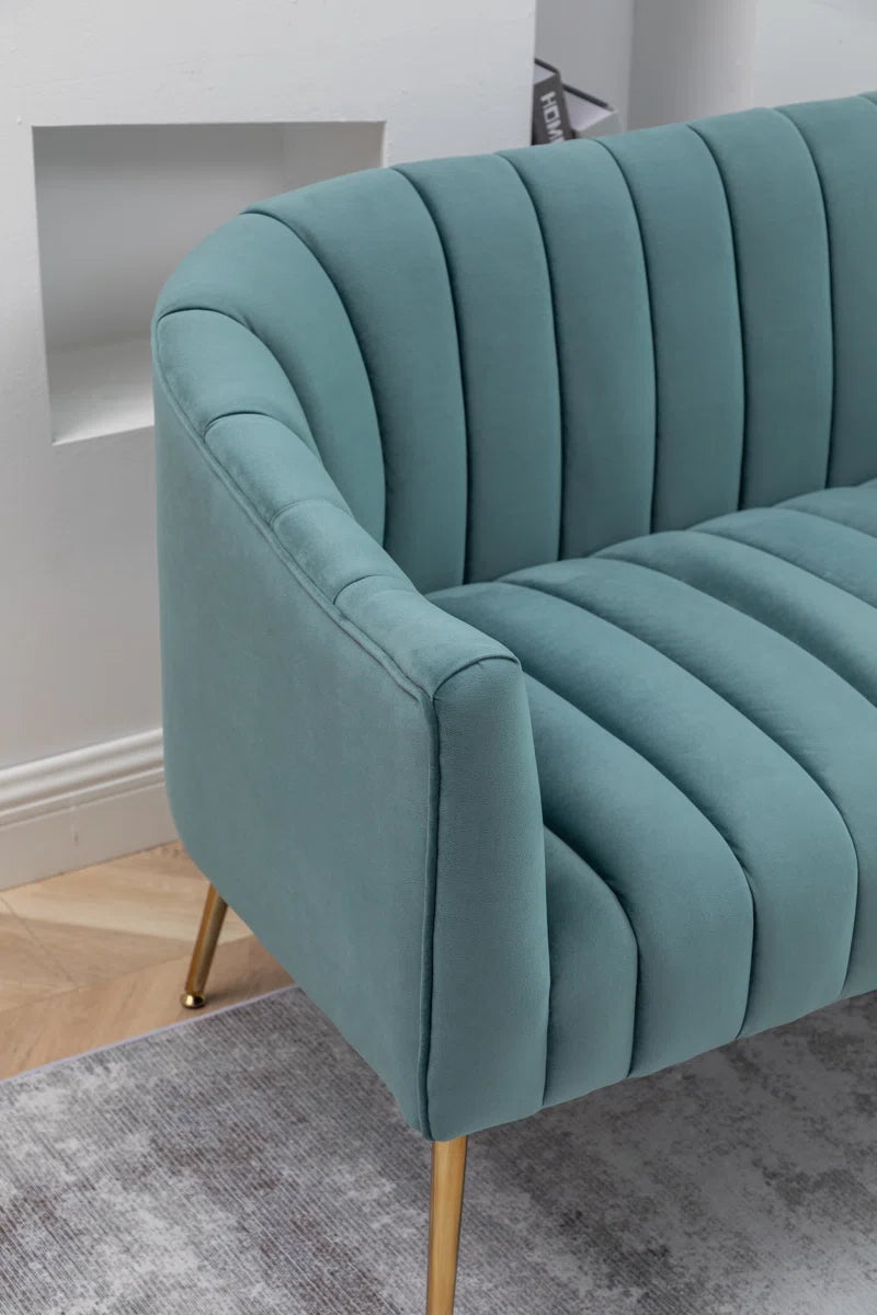 Elegant Murrow 50.6'' Velvet Loveseat – A Perfect Blend of Comfort and Style
