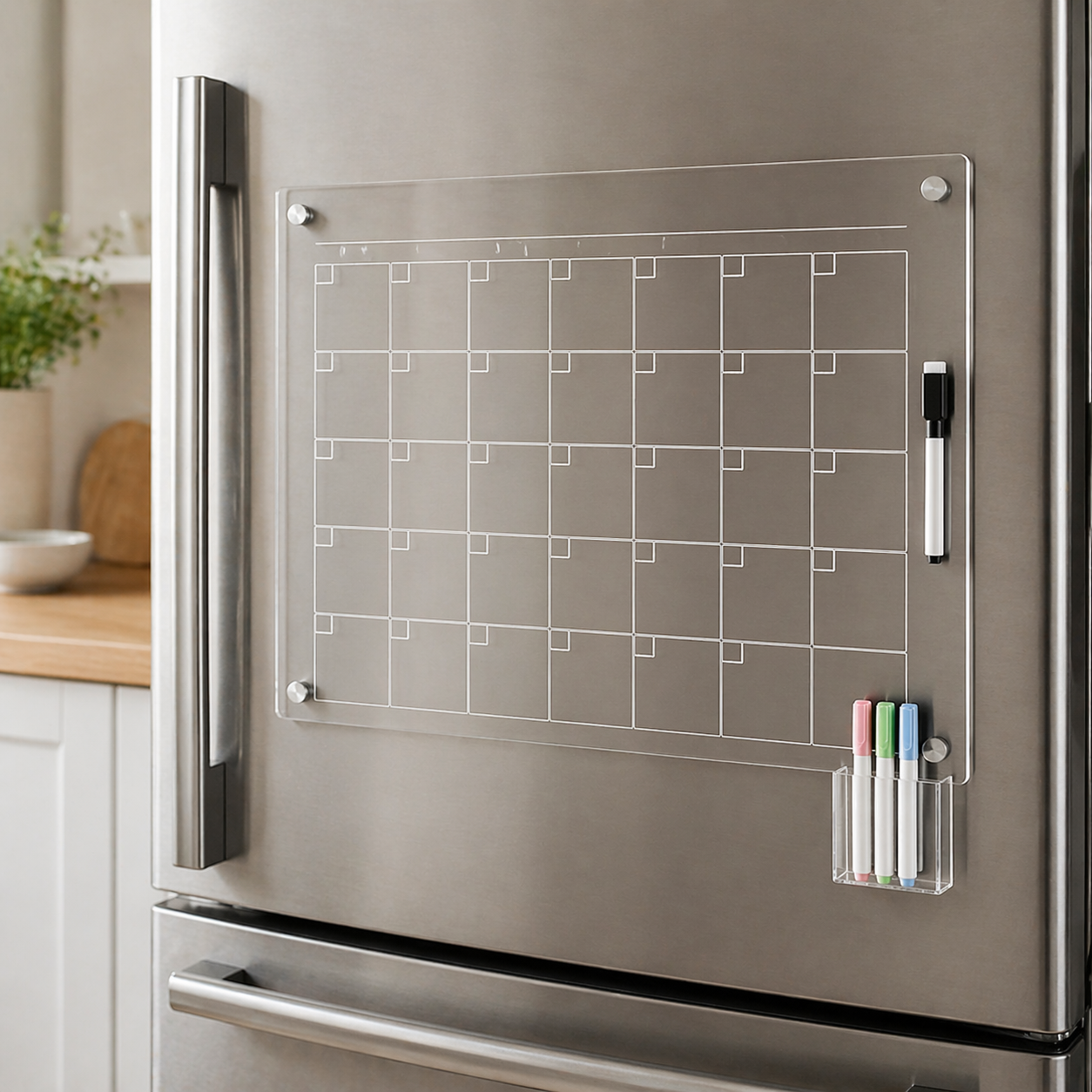 acrylic fridge calendar monthly planner