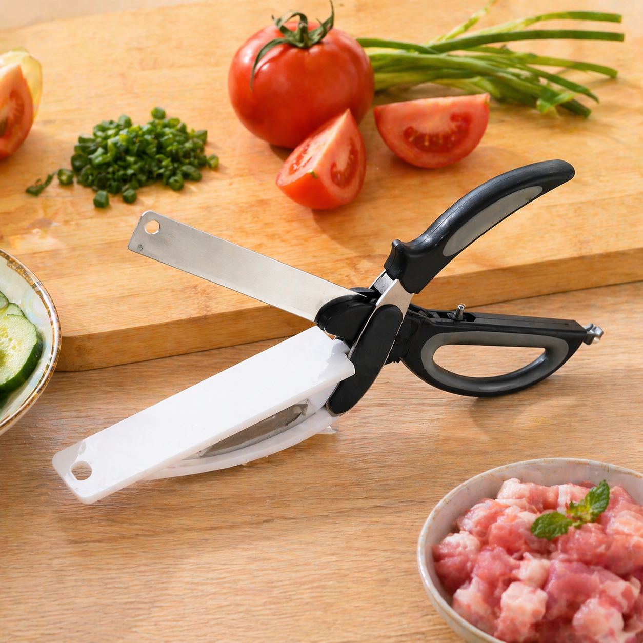 food cutting scissors for easy meal prep