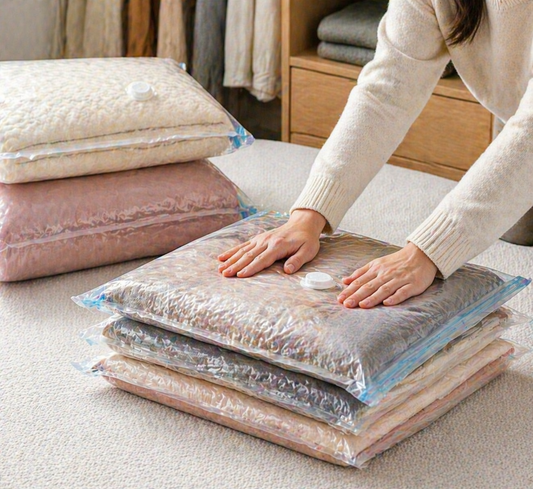 space saving storage bags for clothes