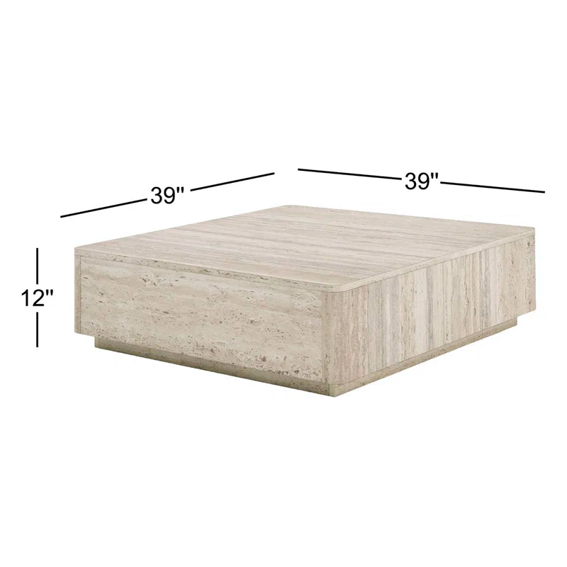 Elevate Your Living Space with the Elegant Totka Square Coffee Table