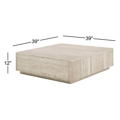 Elevate Your Living Space with the Elegant Totka Square Coffee Table