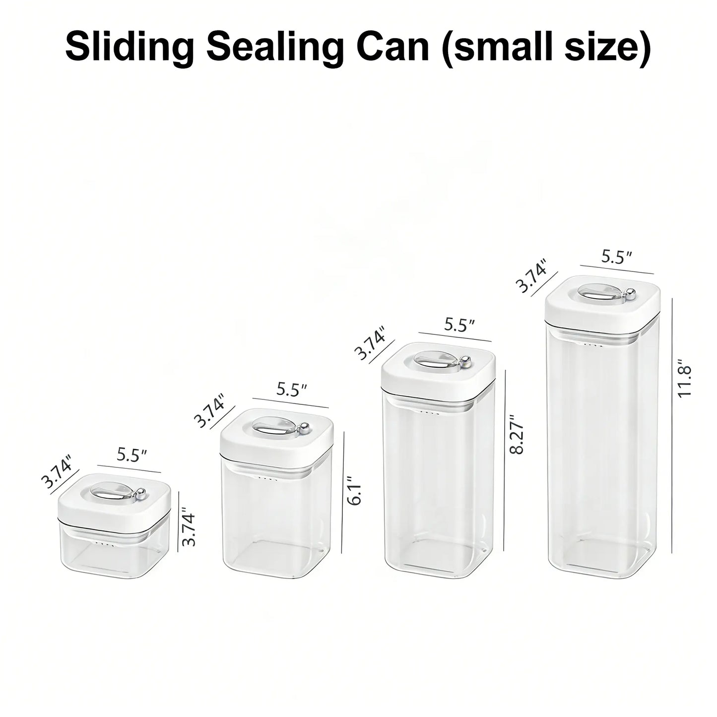 stackable airtight containers for pantry