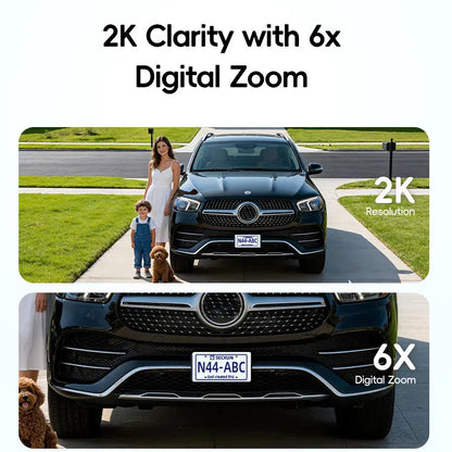 Elevate Your Home Security with the 3MP 2K Indoor Camera - WiFi Enabled, AI Color Night Vision, and 24/7 Recording for Ultimate Peace of Mind