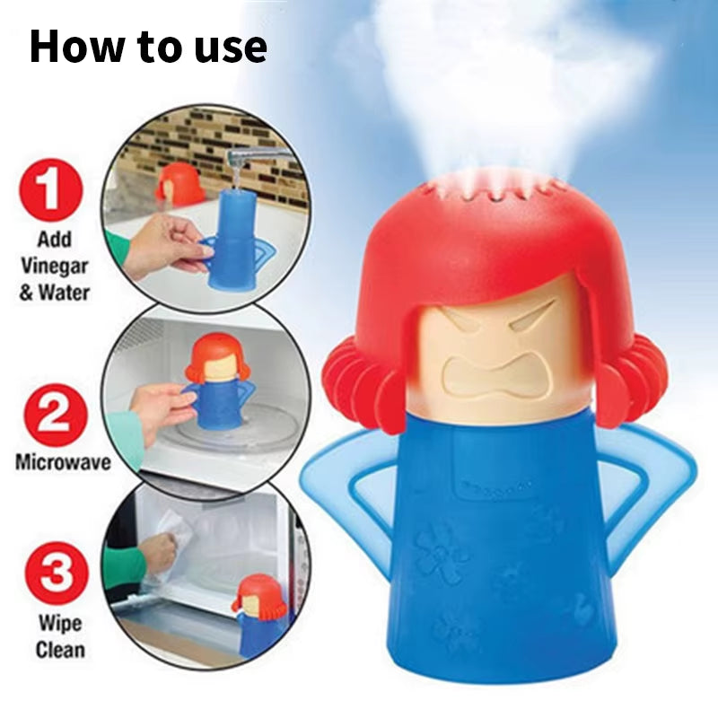 Microwave and Oven Cleaner Spray - Innovative Shape for Effective Odor Removal in Kitchen Appliances