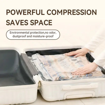 【2026 Upgraded】Cordless Travel Vacuum Storage Compression Bag Set with Rechargeable Air Pump 9/15 Pack Waterproof & Reusable Compression Packing Bags for 3 Size,140L/Min Powerful Air Removal，Perfect for Carry-On Suitcases