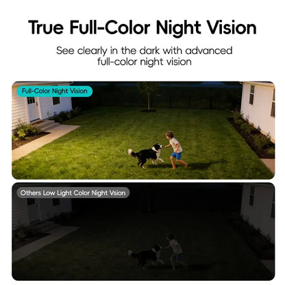 Elevate Your Home Security with the 3MP 2K Indoor Camera - WiFi Enabled, AI Color Night Vision, and 24/7 Recording for Ultimate Peace of Mind
