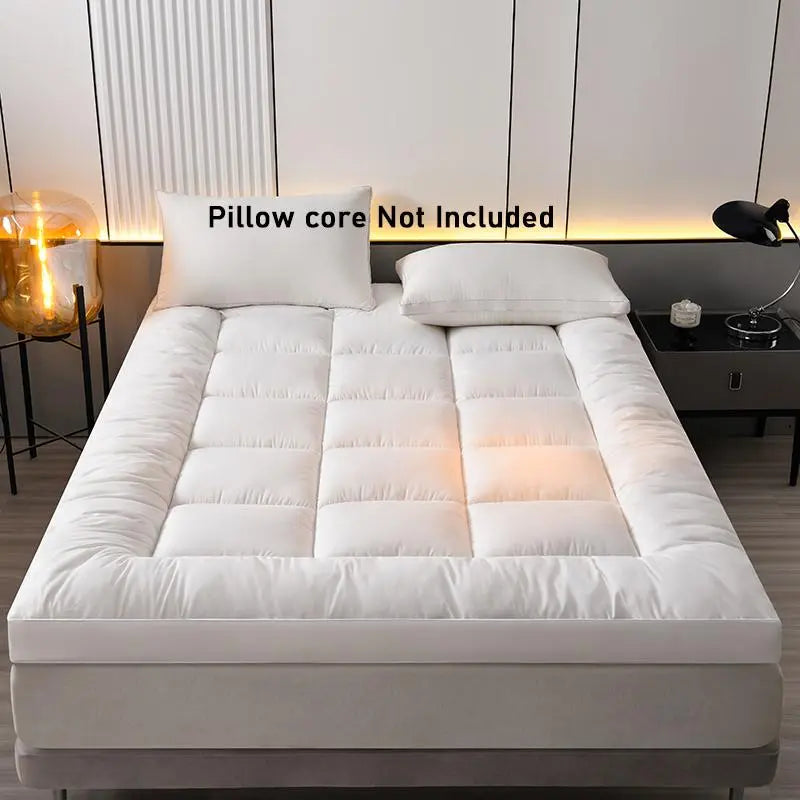 Ultra Soft Solid Thick Mattress Cover, Mattress Protector, Hotel Quality Microfiber, Elastic Corner Straps, Various Sizes, Easy Care, Seasonal Comfort