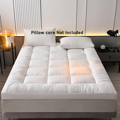 Ultra Soft Solid Thick Mattress Cover, Mattress Protector, Hotel Quality Microfiber, Elastic Corner Straps, Various Sizes, Easy Care, Seasonal Comfort