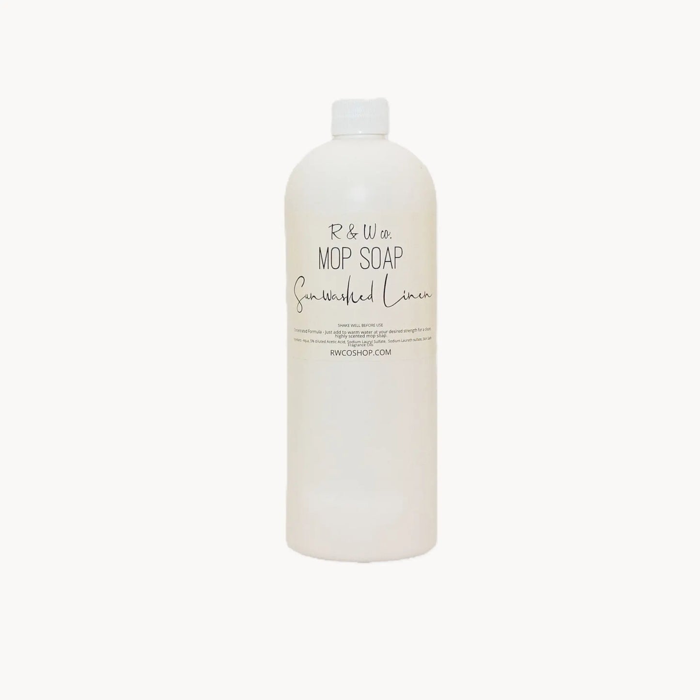R&W Co. Highly Scented Mop Soap (Concentrated Formula) 32Oz/900G By