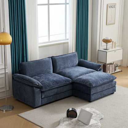 Indulge in Comfort with the Avrilynn Upholstered Cloud Sofa & Ottoman - Perfect for Any Living Space