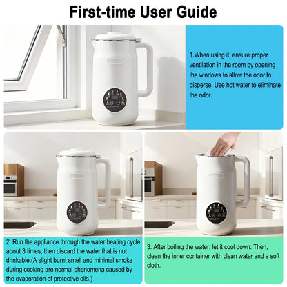 40Oz Nut Milk Maker,8-In-1Automatic Nut Milk Maker,Creamy Almond Milk, Oat Milk, Soy Milk, Soup Maker,304 Stainless Steel Inner Container with 10 Blades