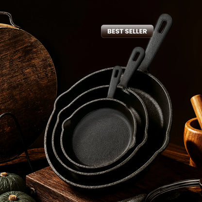 cast iron skillet set for cooking