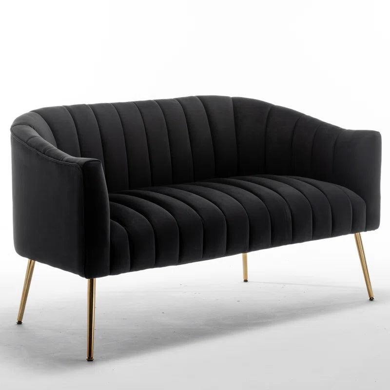 Elegant Murrow 50.6'' Velvet Loveseat – A Perfect Blend of Comfort and Style