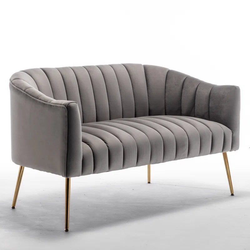 Elegant Murrow 50.6'' Velvet Loveseat – A Perfect Blend of Comfort and Style